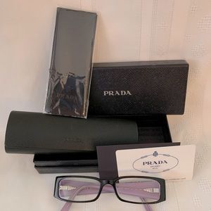 PRADA purple/jeweled/black frames; VPR10F